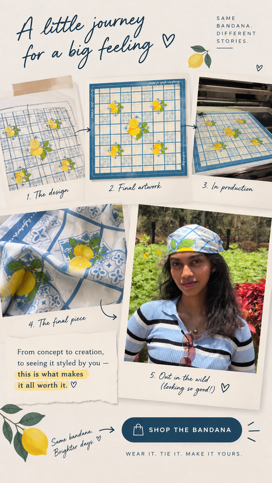 Lit co Lemon Bandana