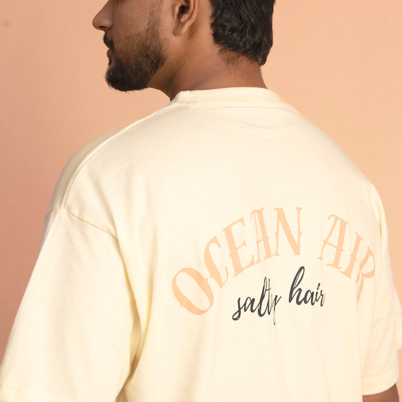 Ocean Air, Salty Hair Oversized T-Shirt
