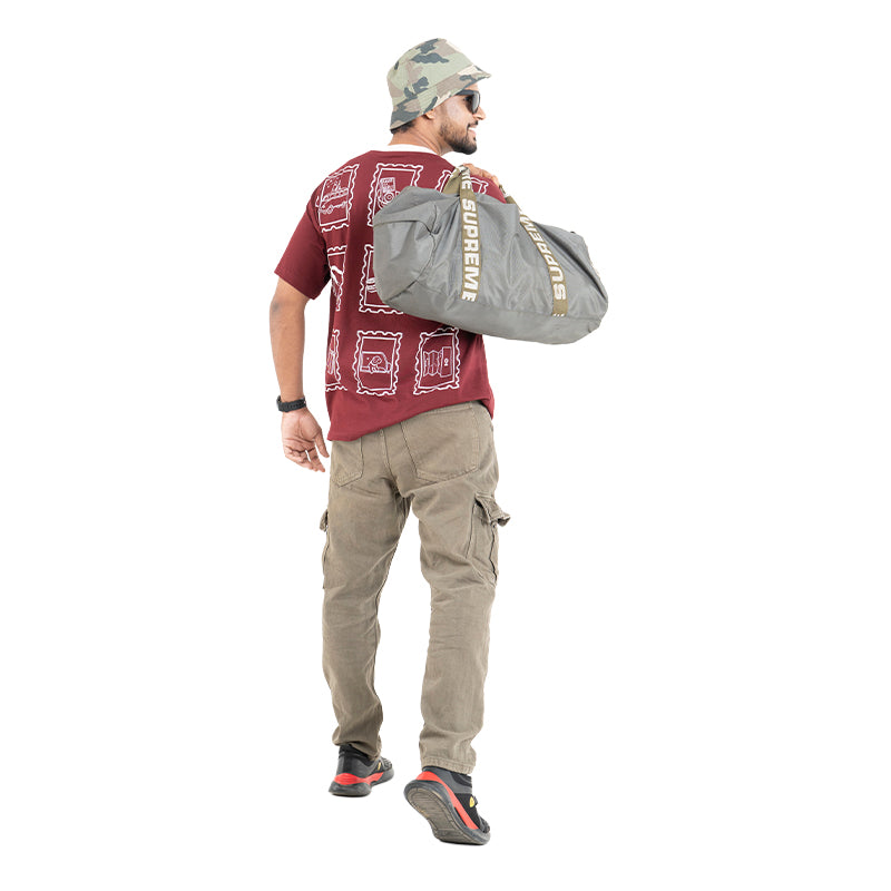 Road Trip Oversized T-Shirt in Burgundy